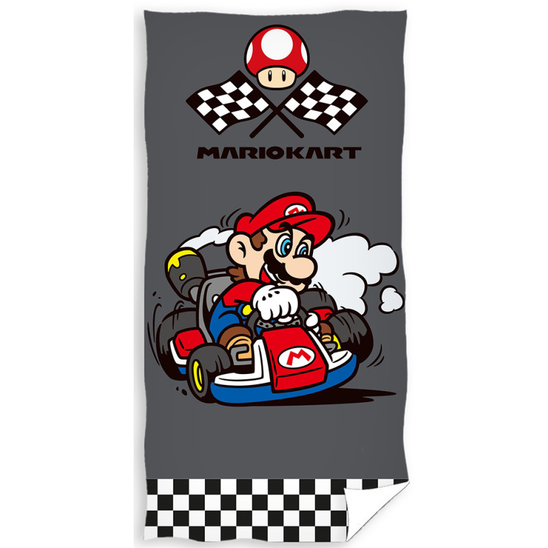 Osuška Super Mario Kart Cieľová Čiara