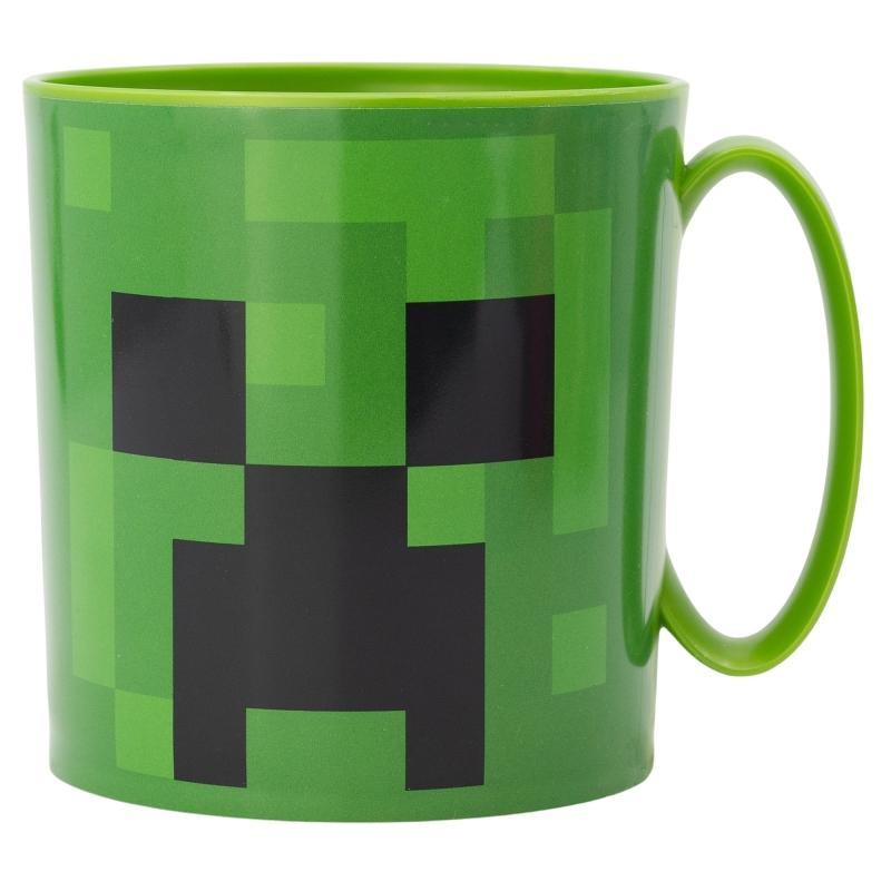 Plastový hrnček Minecraft zeleno-čierny