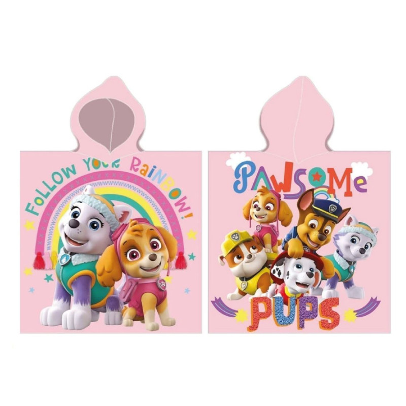 Pončo Paw Patrol pawsome