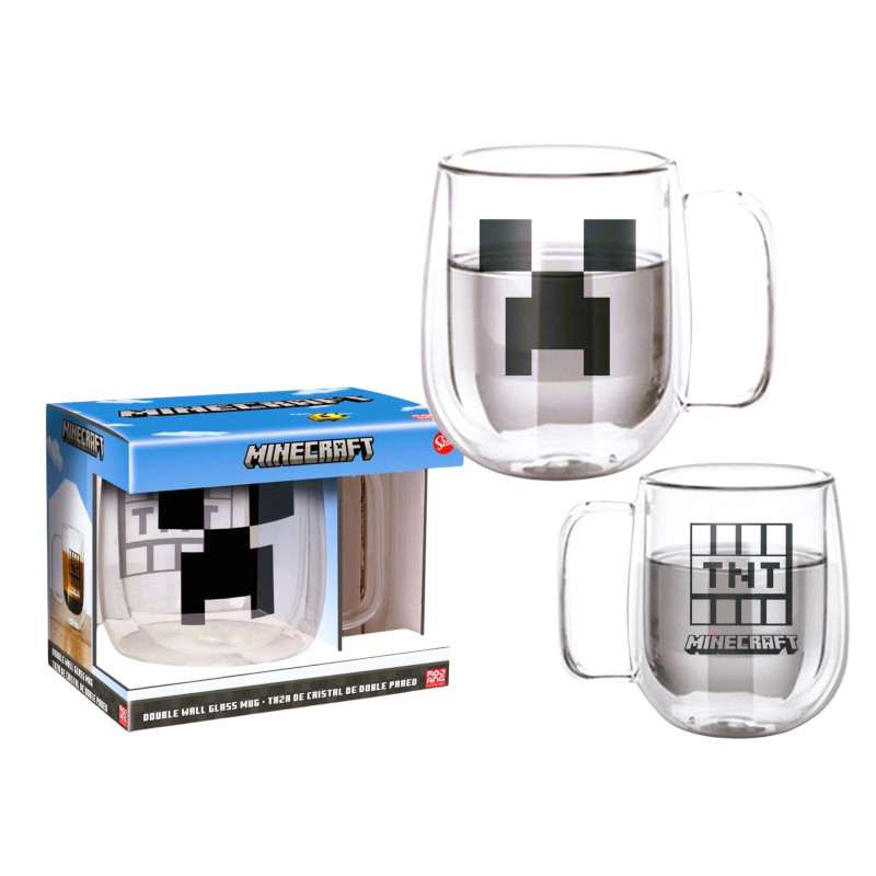 Sklenený hrnček Minecraft