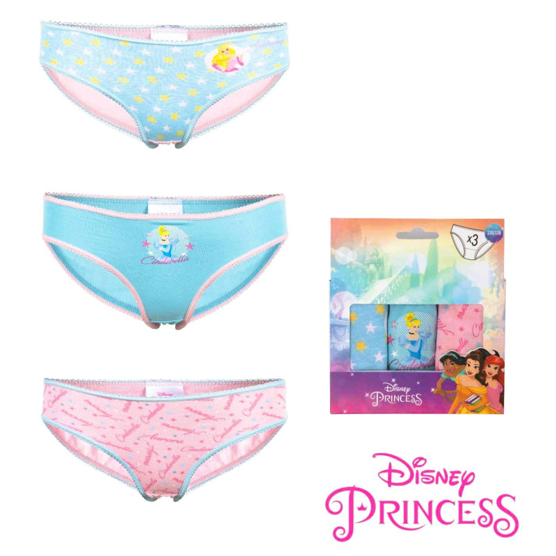Kalhotky 3 kusy Princezny