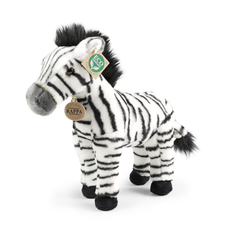Plyšová zebra stojaca