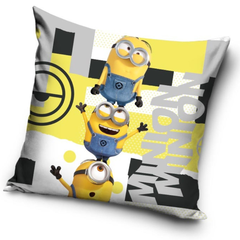 Obliečka na vankúšik Mimoni Stuart Kevin a Bob