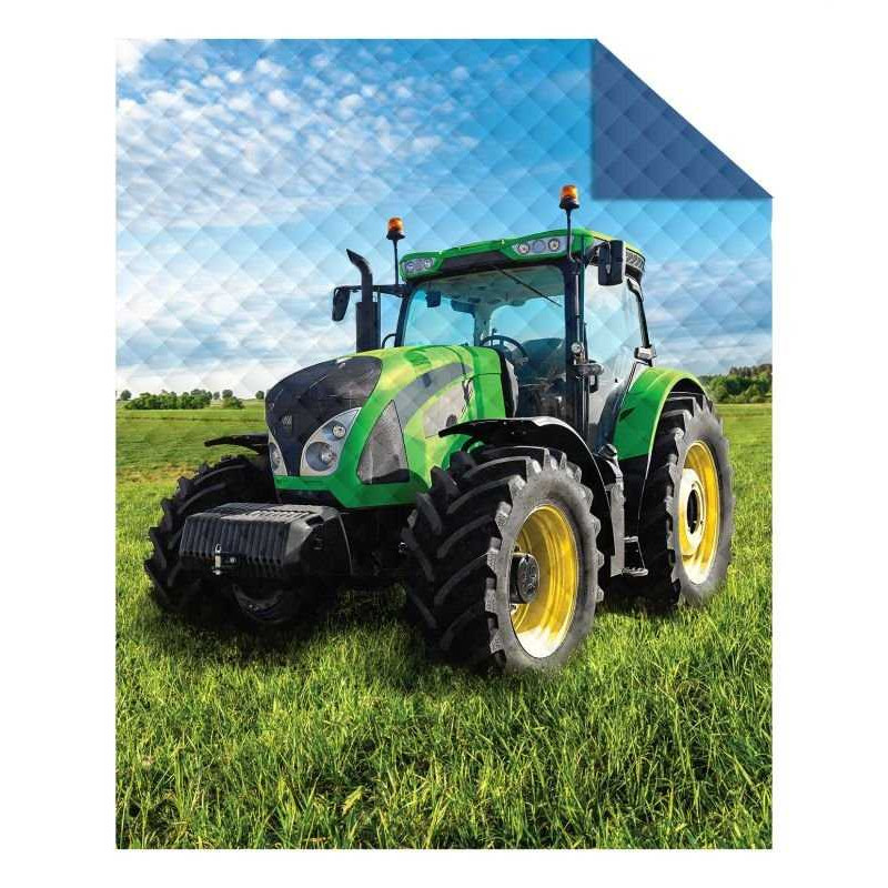 Prikrývka na posteľ Trakror green