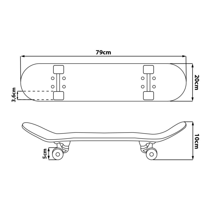 Skateboard Ľadové kráľovstvo