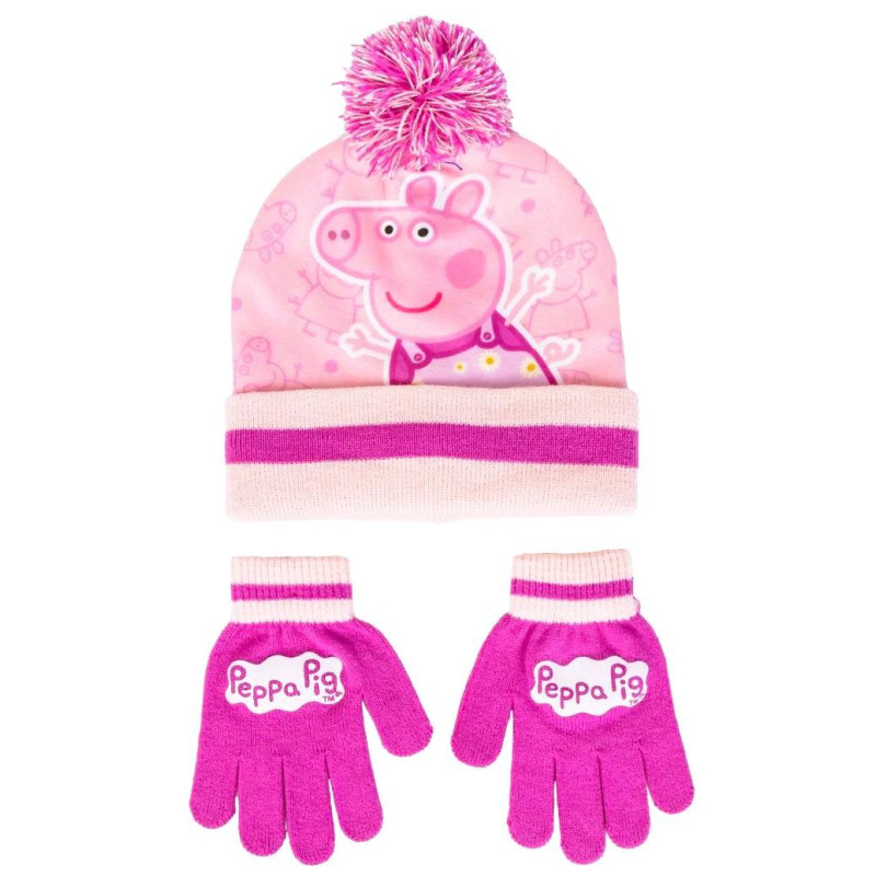 Súprava čiapky a rukavice Peppa Pig