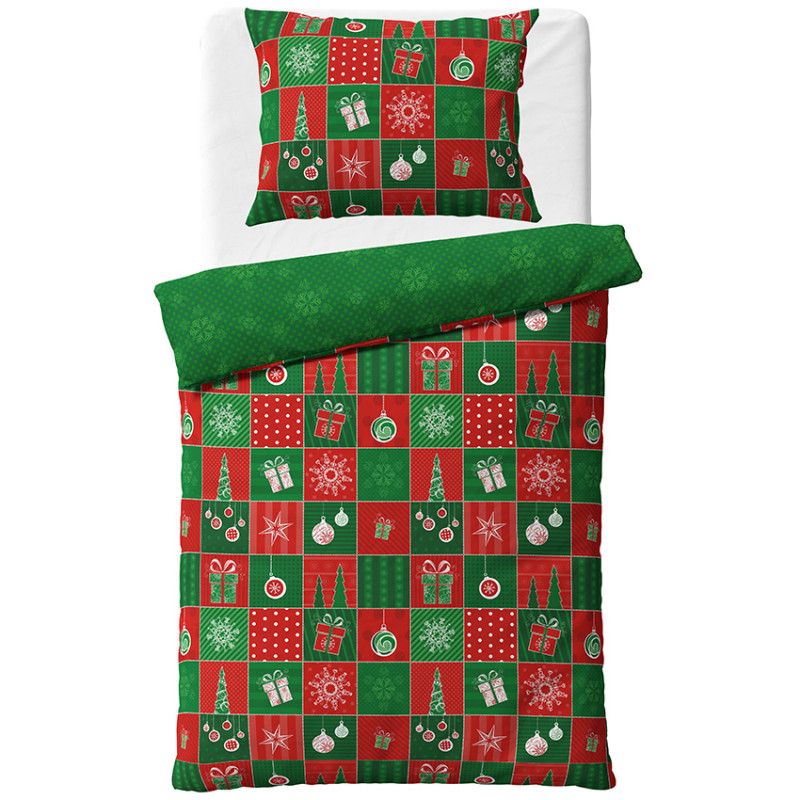 Bavlnené obliečky Vianočné Patchwork