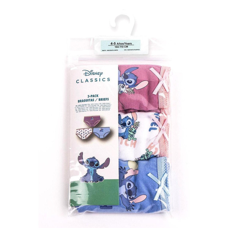 Kalhotky 3 kusy Liloa Stitch