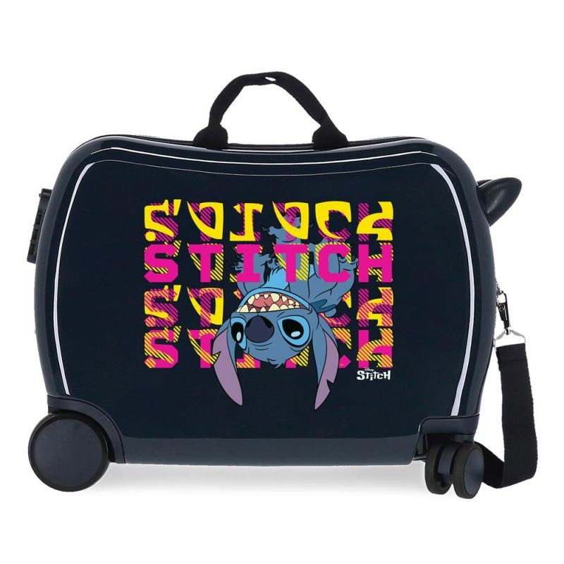 Kufor na kolieskach Lilo and Stitch Face Down navy