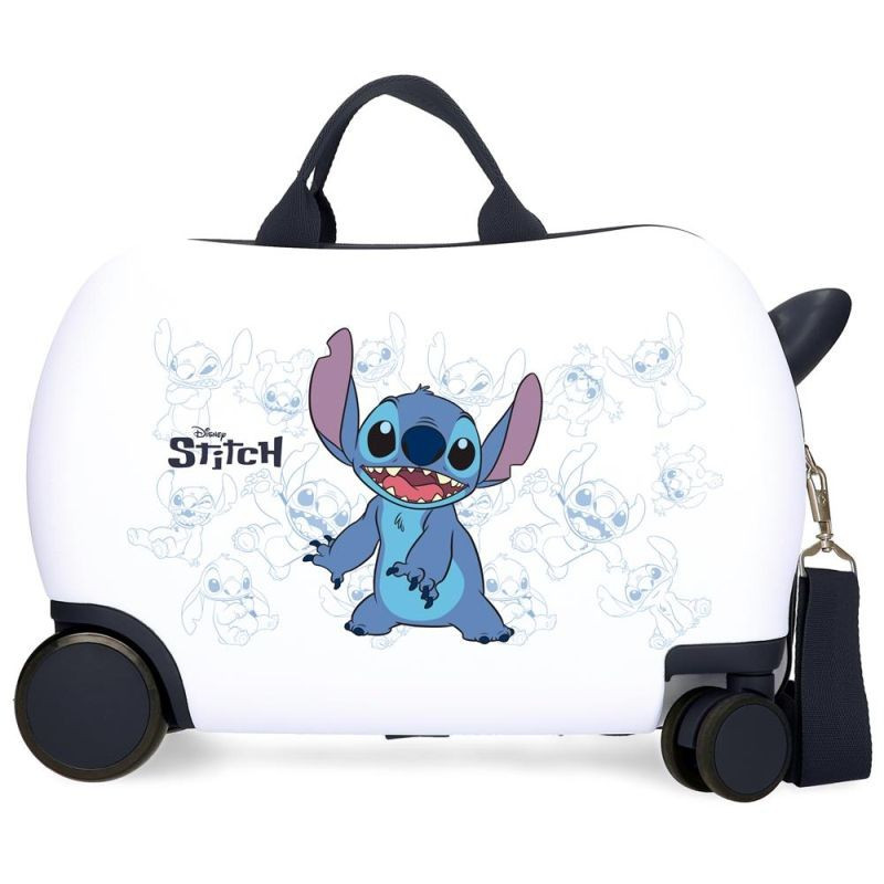 Kufor na kolieskach Lilo and Stitch Happy white