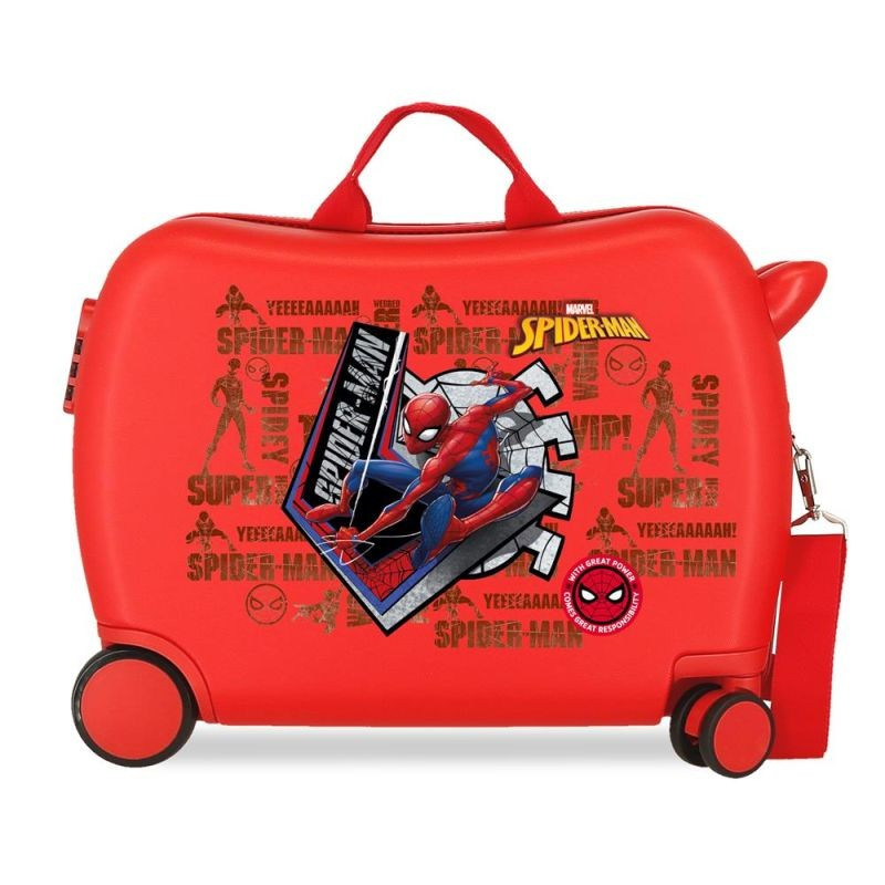 Kufor na kolieskach Spiderman Great Power red
