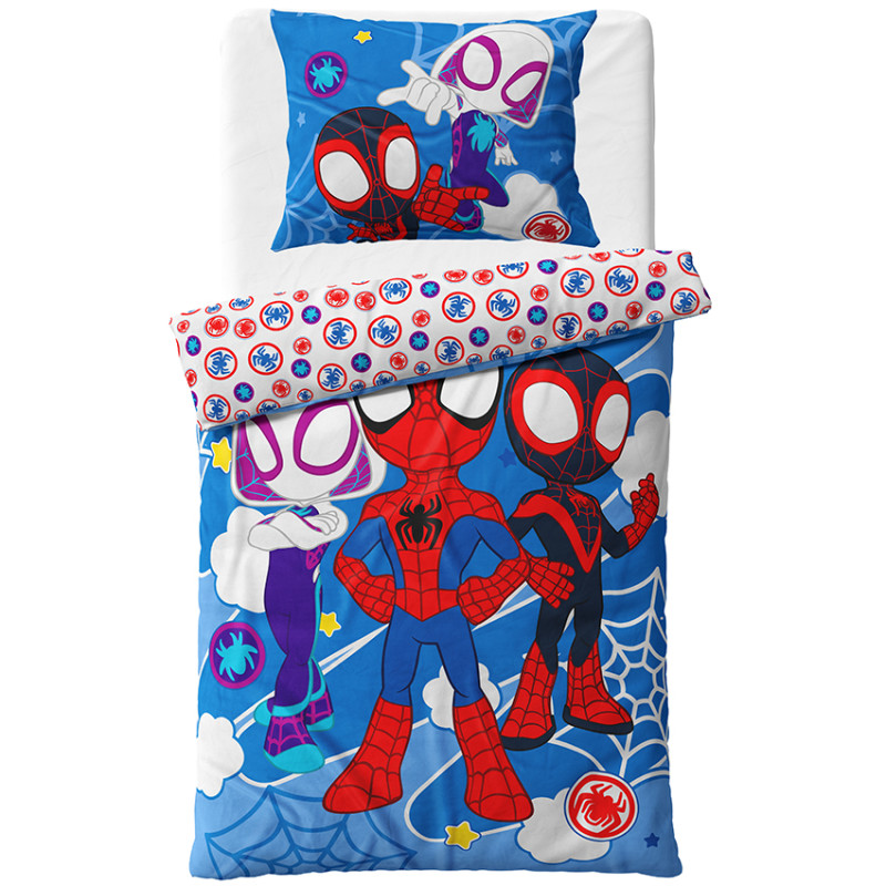 Mikroplyšové obliečky Spidey Úžasní Priatelia
