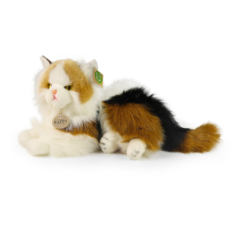 Plyšová mačka Calico trojfarebná 30 cm