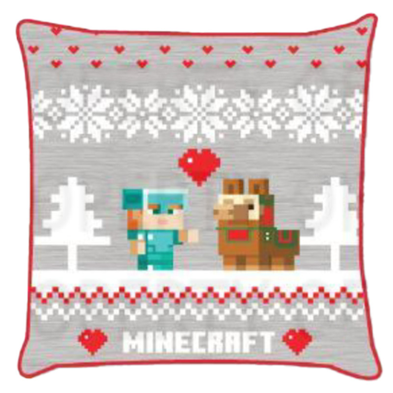 Povlak na polštářek Vánoční Svět Minecraft