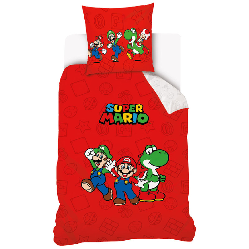 Obliečky Super Mario Luigi a Yoshi