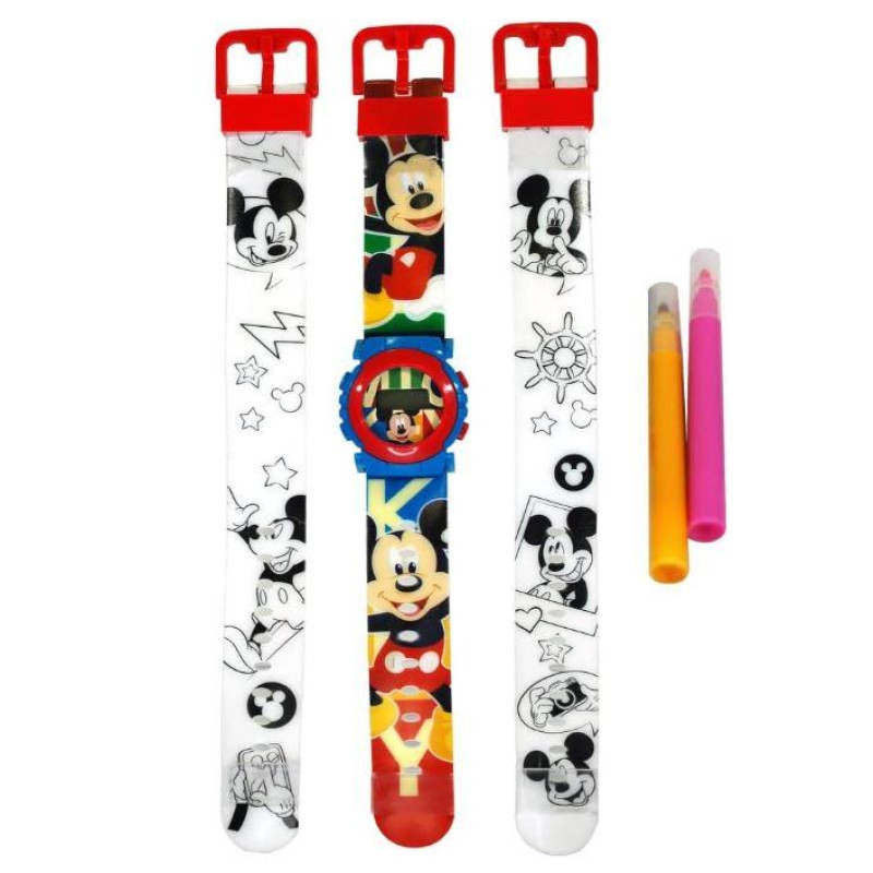 Súprava hodinky a remienky Mickey