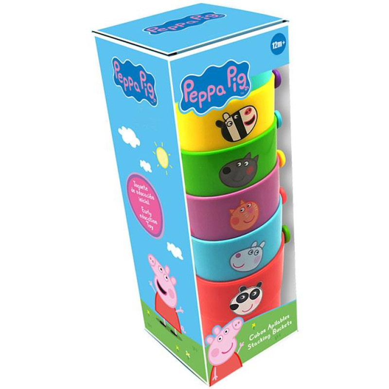 Stohovací kyblíčky Peppa Pig