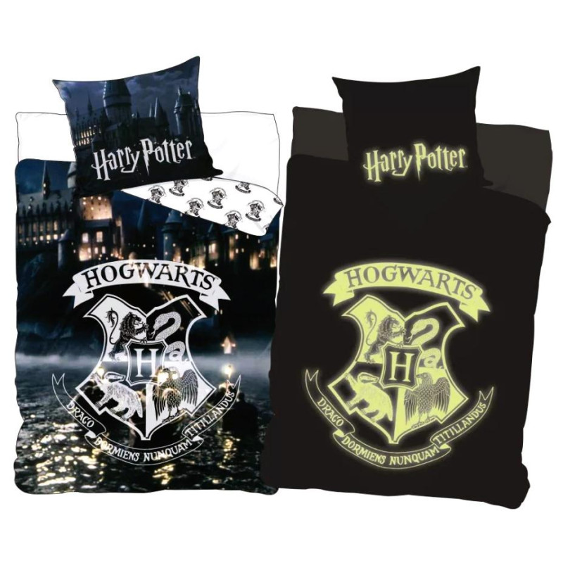 Svietiace obliečky Harry Potter znak
