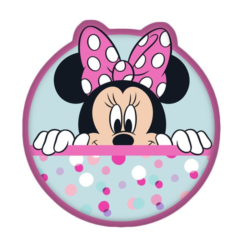 Tvarovaný mikroplyšový vankúšik Minnie Dots