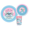 3 - Dílná Plastová Souprava Souprava Lilo a Stitch Cheeky