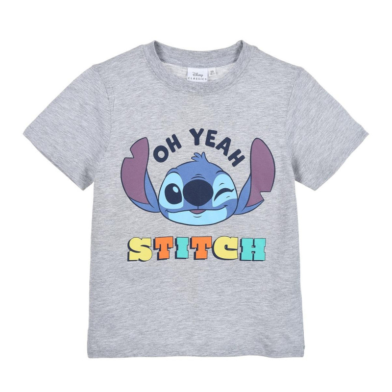 Tričko Lilo a Stitch Oh Yeah Šedá