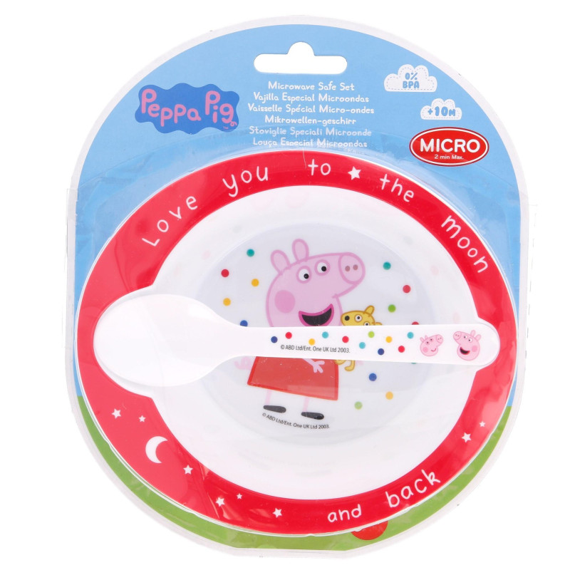 2 - DÍLNÁ PLASTOVÁ SOUPRAVA PEPPA PIG baby