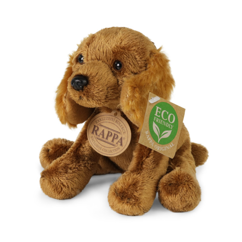 Plyšový pes sedící 14 cm ECO-FRIENDLY
