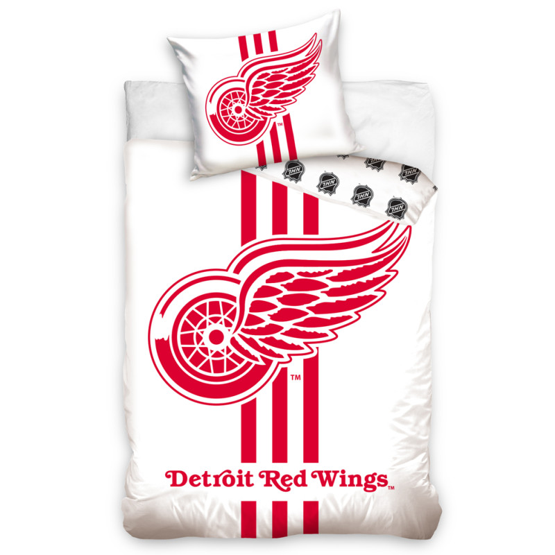 Obliečky NHL Detroit Red Wings White