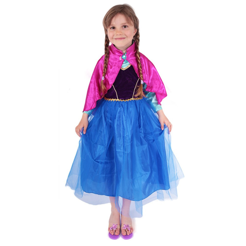 Kostým Zimná princezná kráľovstvo Anička