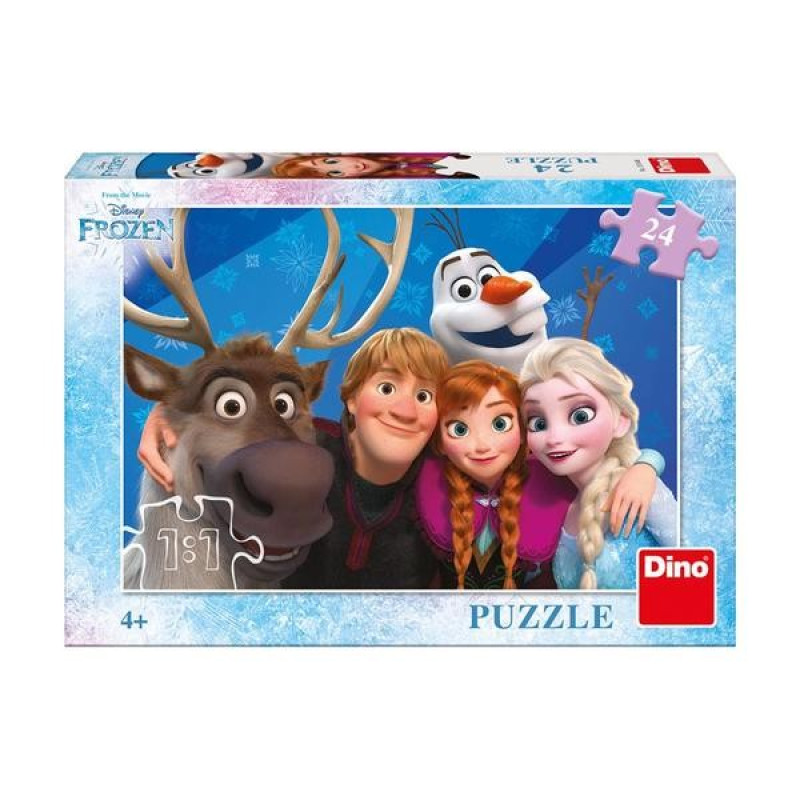Puzzle Ľadové kráľovstvo Selfie 24 dielikov