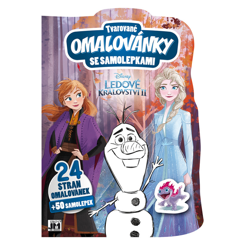 Omalovánky se samolepkami FROZEN 2