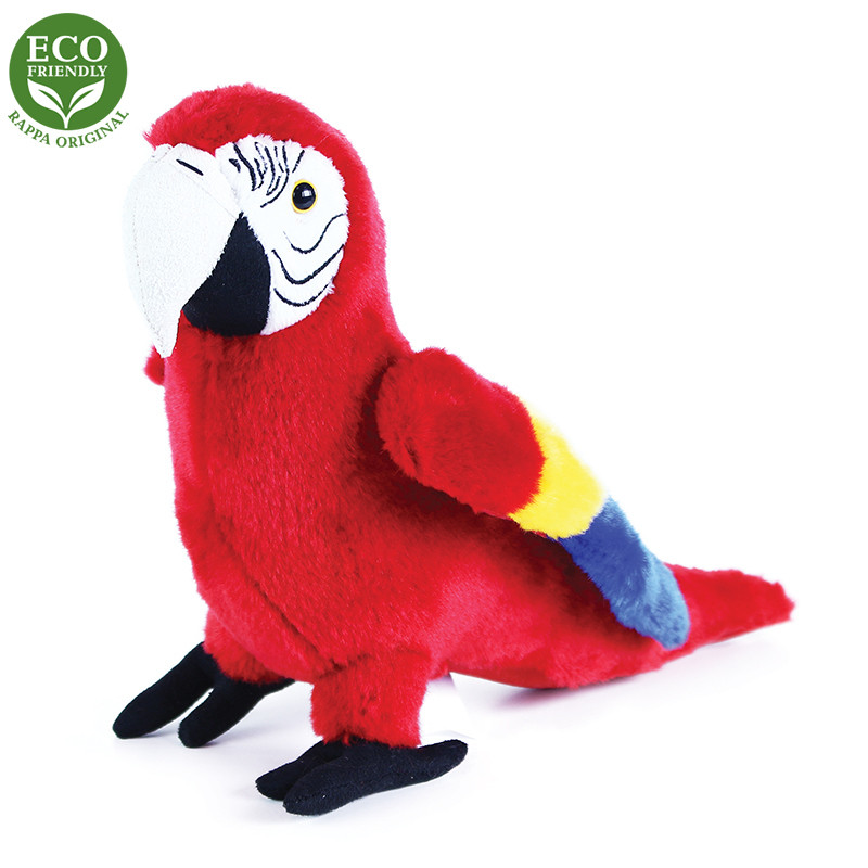 Plyšový papagáj Ara Arakanga 24 cm ECO