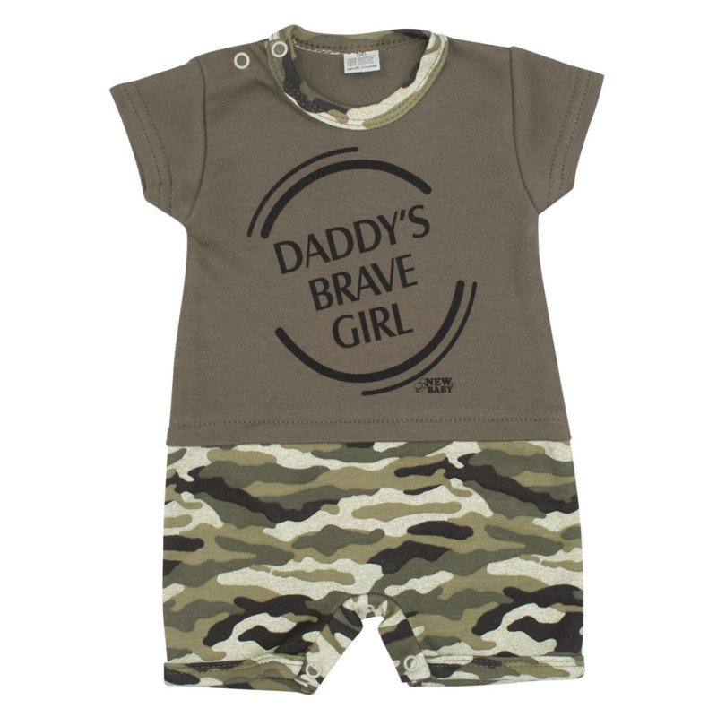 Letné overal New Baby Army girl