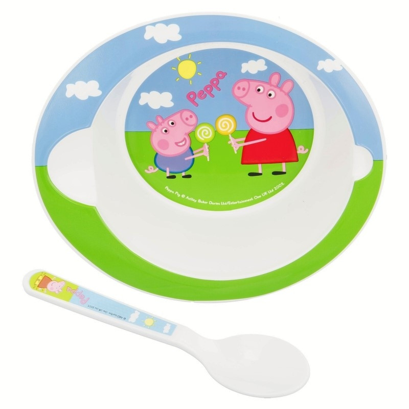 PLASTOVÝ SET PEPPA PIG baby 2-dielny