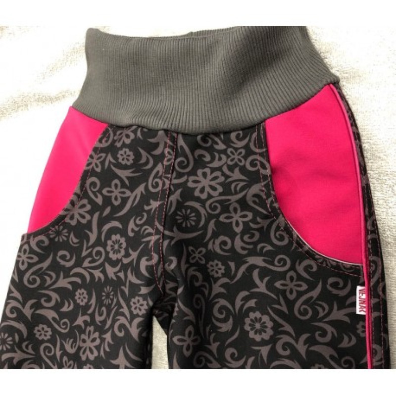 Luxusné softshellové nohavice s fleecom