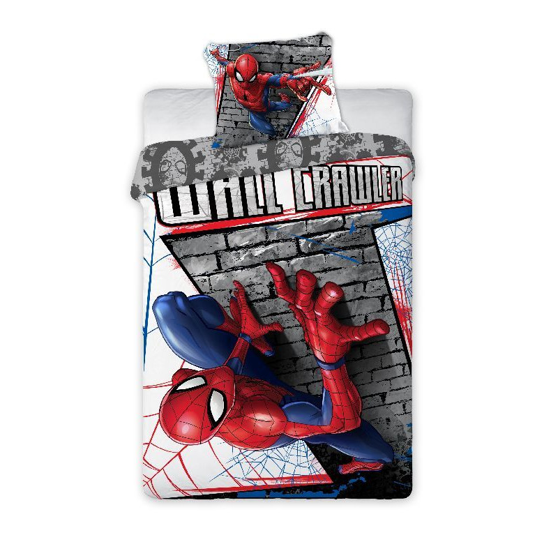 Obliečky Spiderman múr