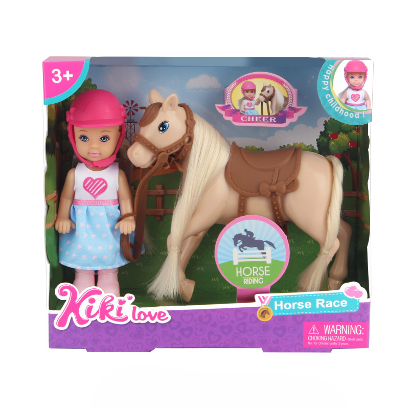Bábika Kiki s koňom