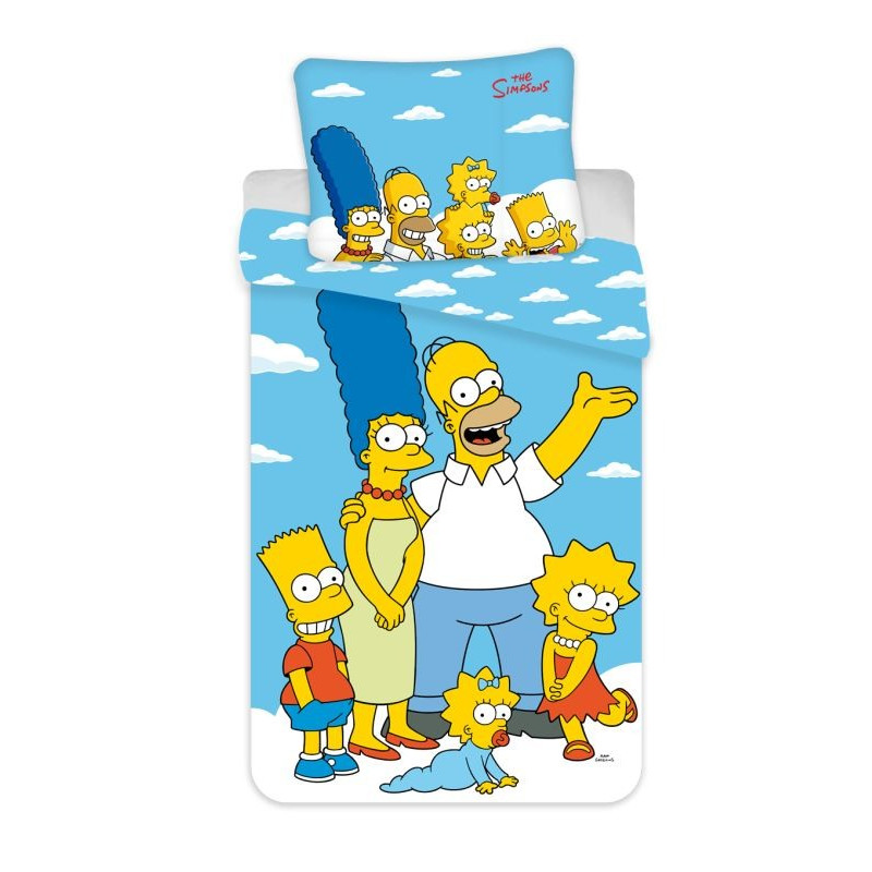 Obliečky Simpsons Family Clouds