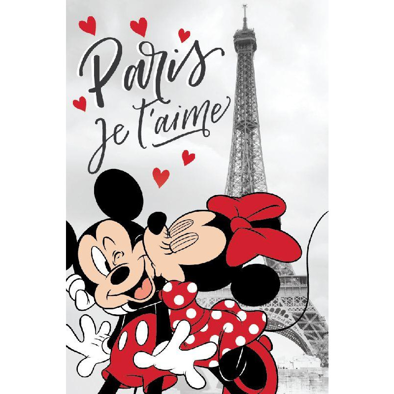 Deka Mickey a Minnie Paríž Eiffelova veža