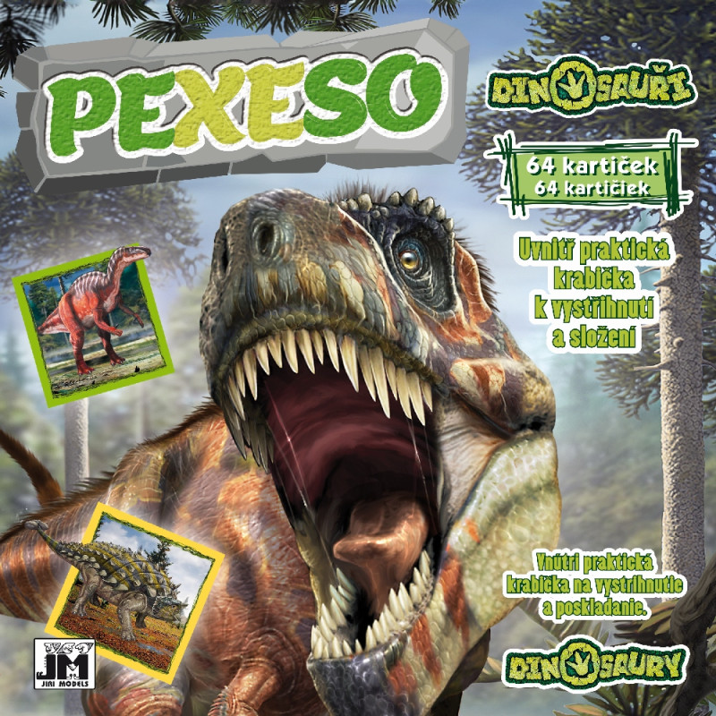 Pexeso v zošite Dinosaury