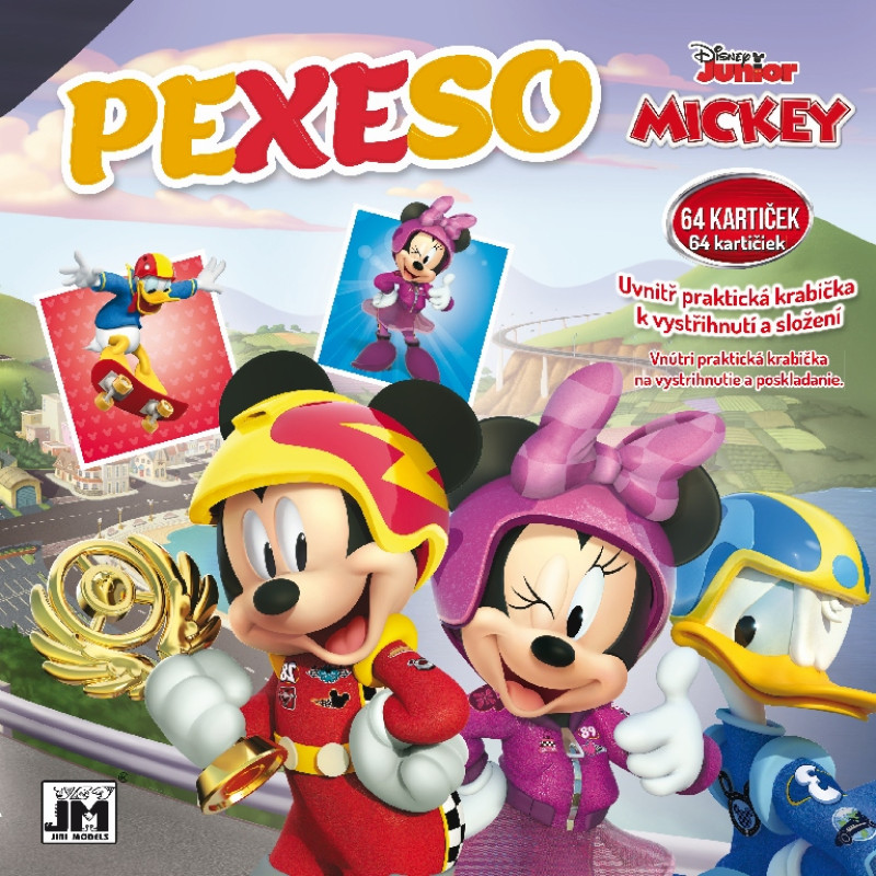 Pexeso v zošite Mickey Mouse