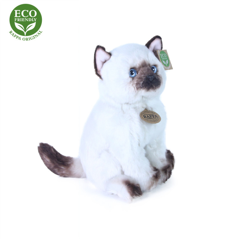 Plyšová mačka siamská 25 cm ECO-FRIENDLY