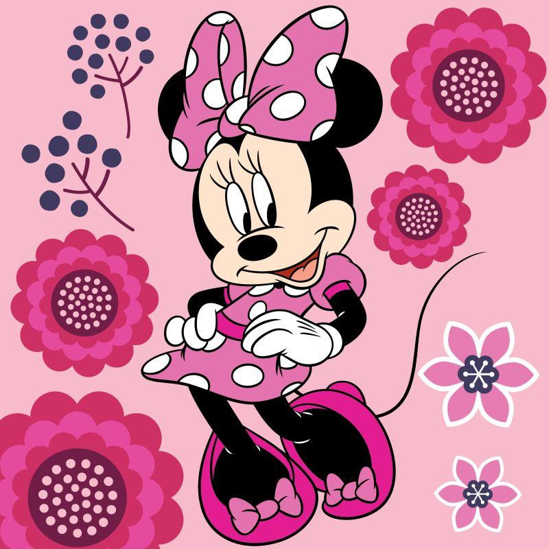 Kúzelný uteráčik Minnie kvety