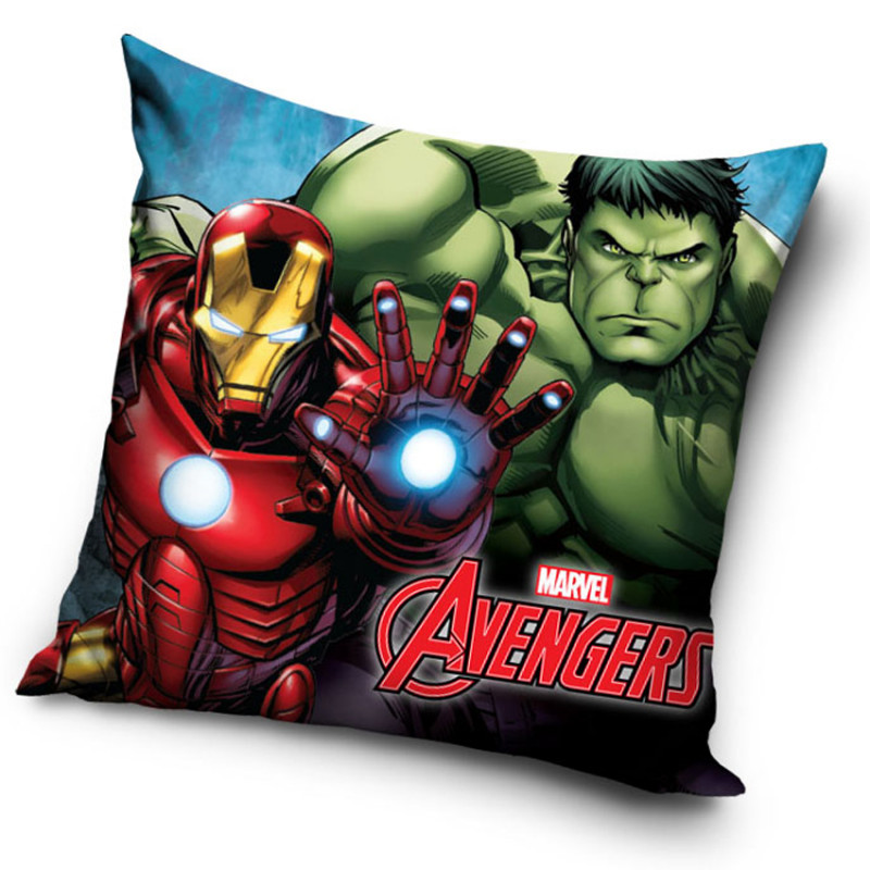 Povlak na vankúšik Avengers Hulk a Iron-Man