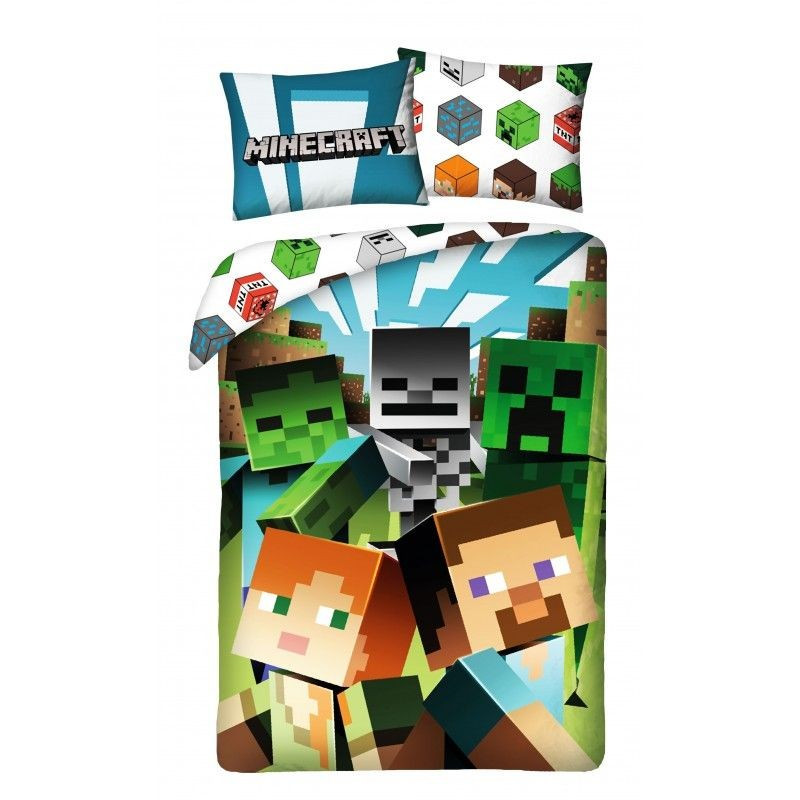 Obliečky Minecraft Alex a Steve