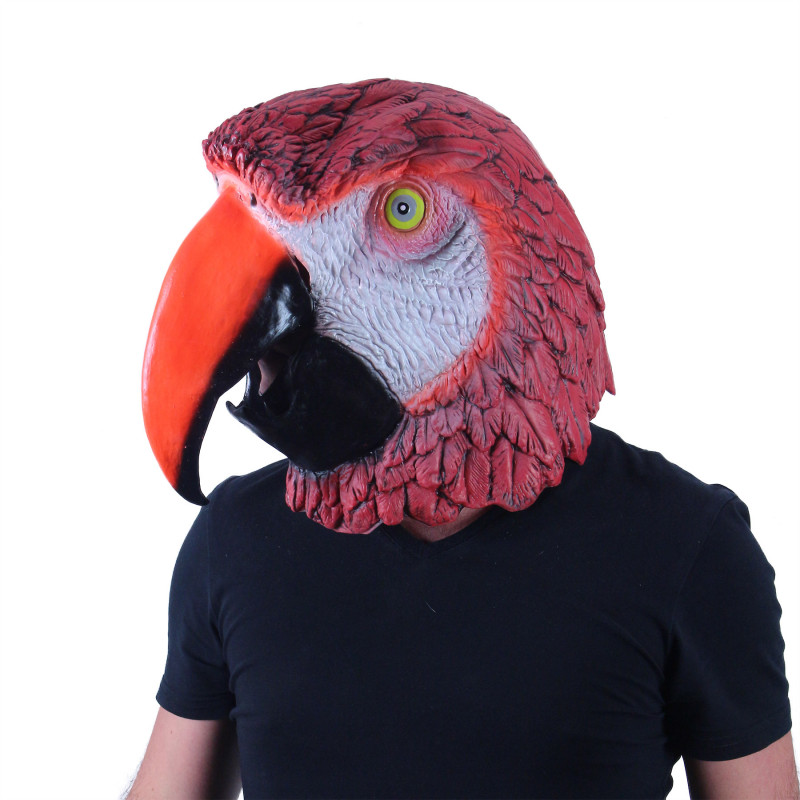 Maska pre dospelých papagáj
