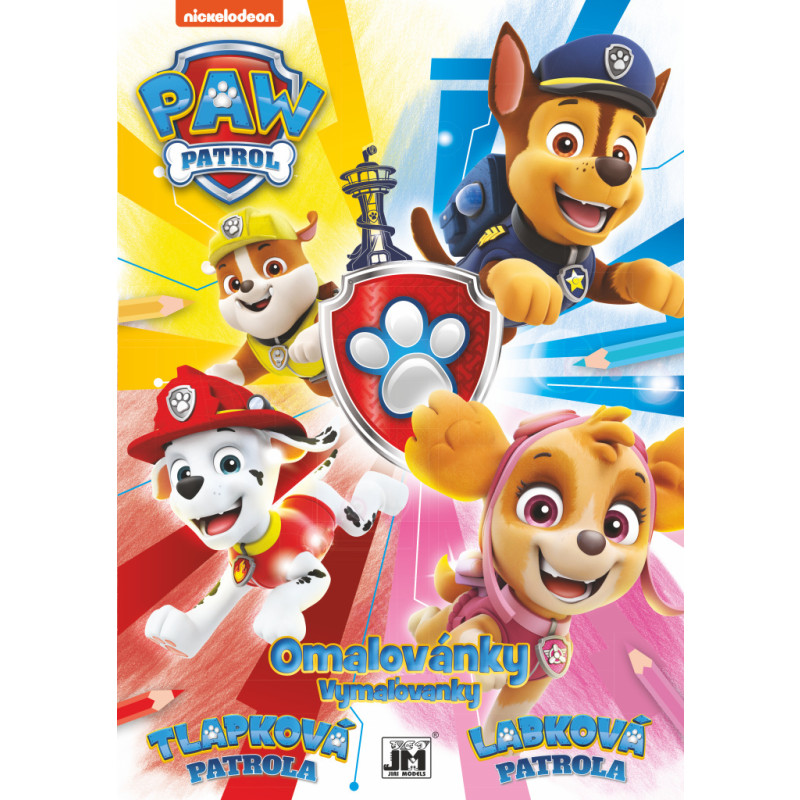 Omaľovánka A4 Paw Patrol