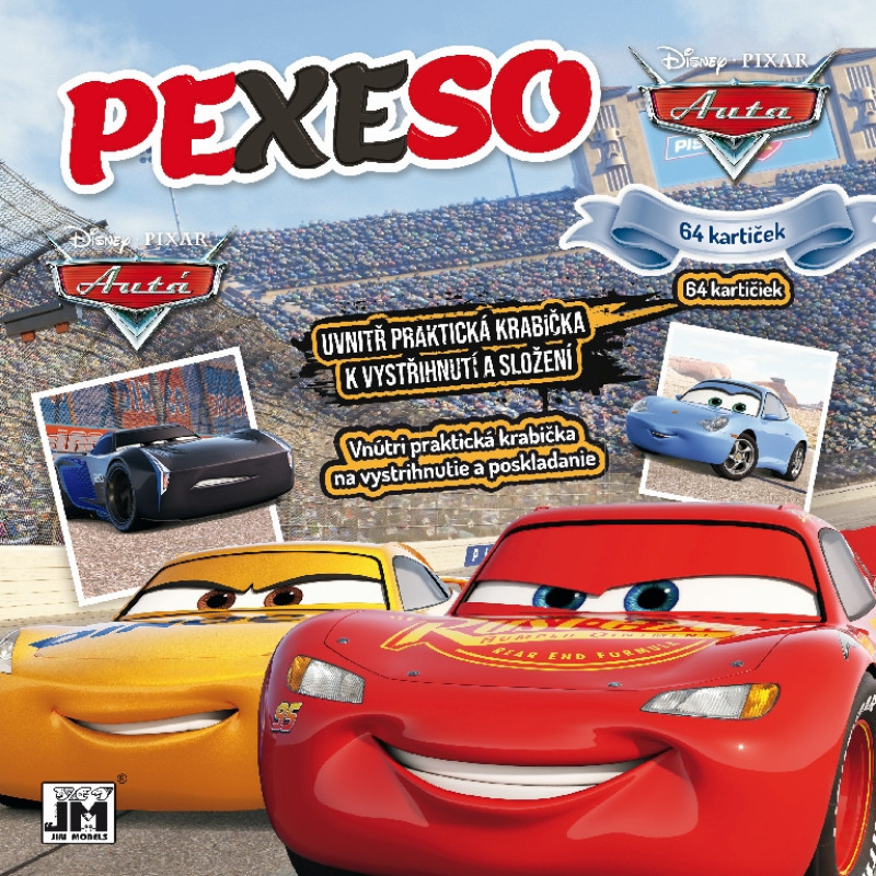 Pexeso v zošite CARS - Autá