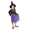 Kostým čarodejnice s netopiermi a klobúkom