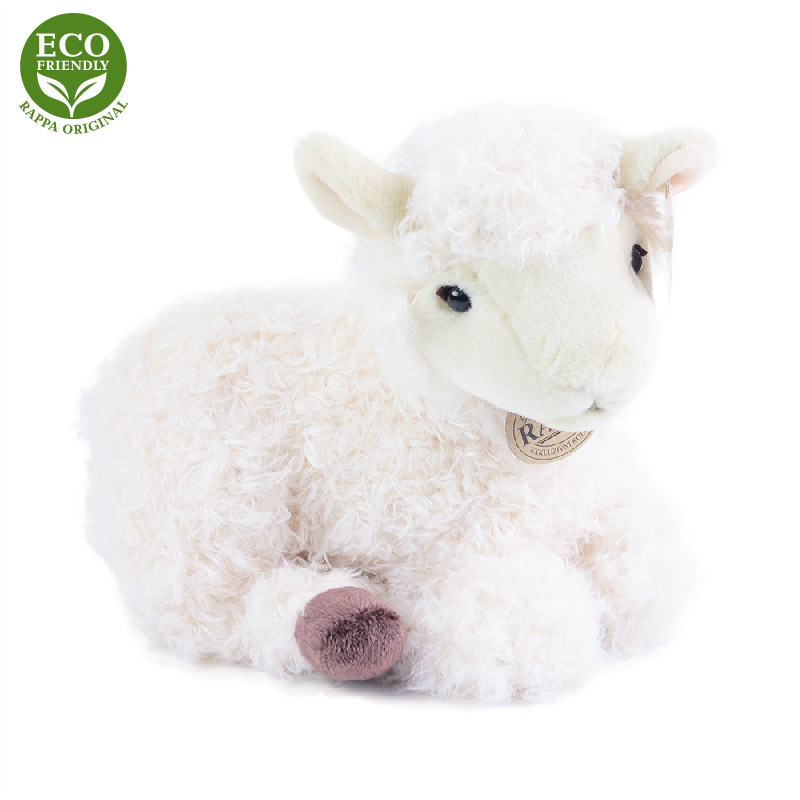 Plyšová ovce ležiace 25 cm ECO